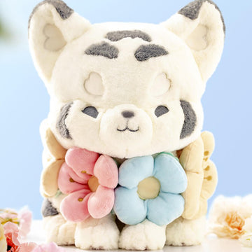 Cartoon White Tiger Stuffed Animal